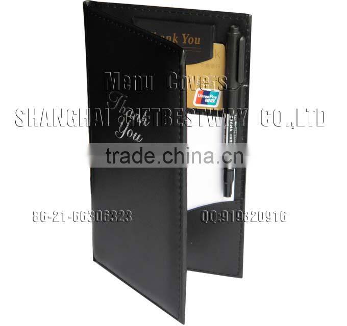 Black high quality restaurant check holder