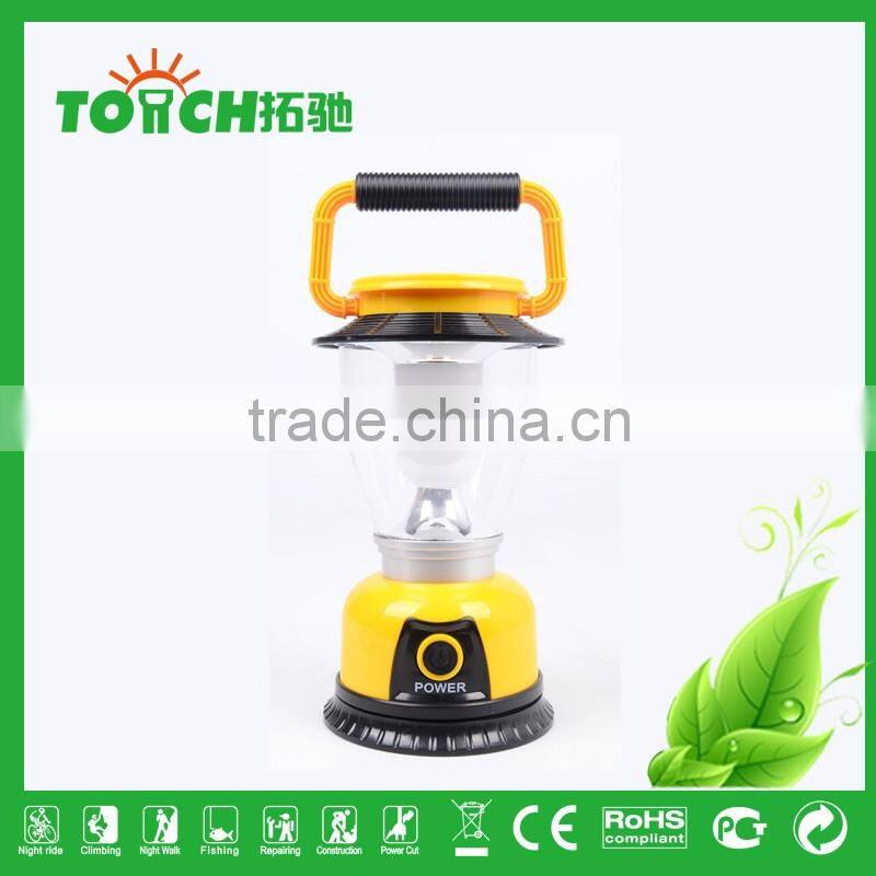 outdoor camping Lamp Rechargeable Light hiking use 4AAA battery colorfulhigh power camping lights for solar led lantern