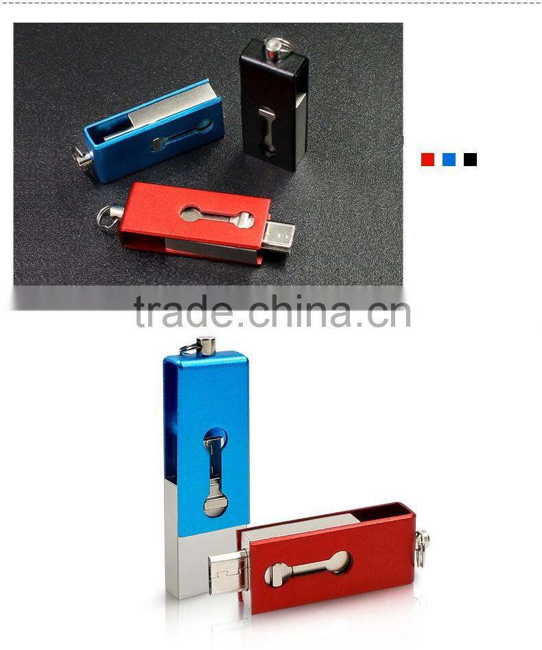 Metal material free sample available usb flash drive OTG