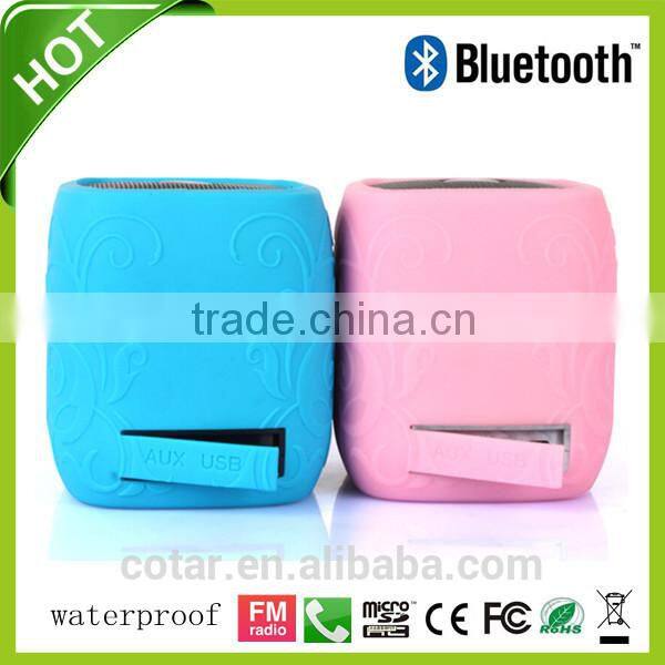 2016 Factory Wholesales Mini Wireless Waterproof Mushroom Bluetooth Speaker With Silicone Case