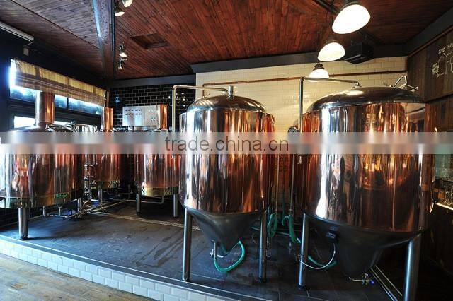 Medium beer brewery machine and brewpub equipment,Stainless steel jacketed beer fermentation vessel
