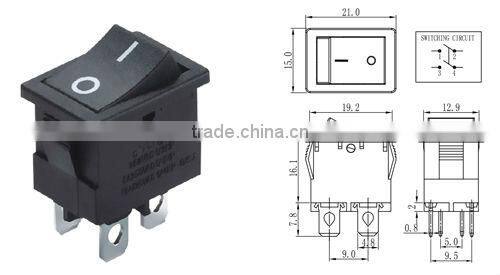 Single Pole rocker switch t85 1e4