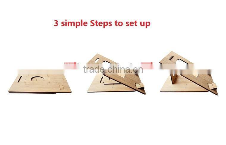 High Density Wood Board Stand for Apple Macbook Laptops
