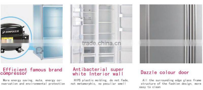 BCD -603 Energy-efficient side by side refrigerator