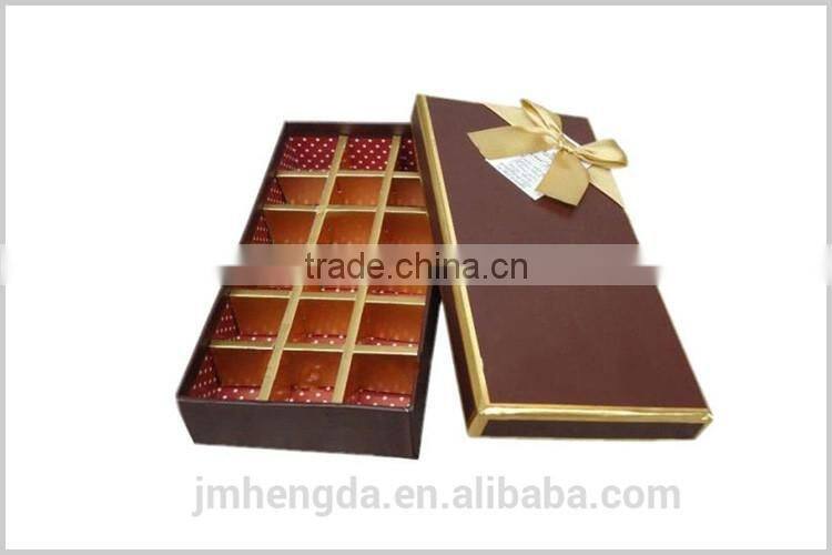 Colorful paper candy box for wedding candy with window