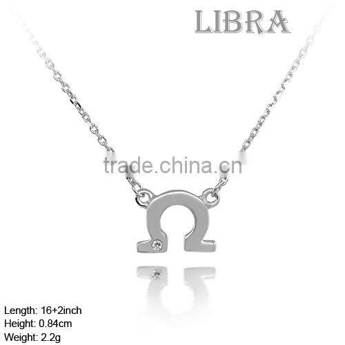NZA-1006 New Jewelry Design Virgo Sign Necklace Silver Jewelry