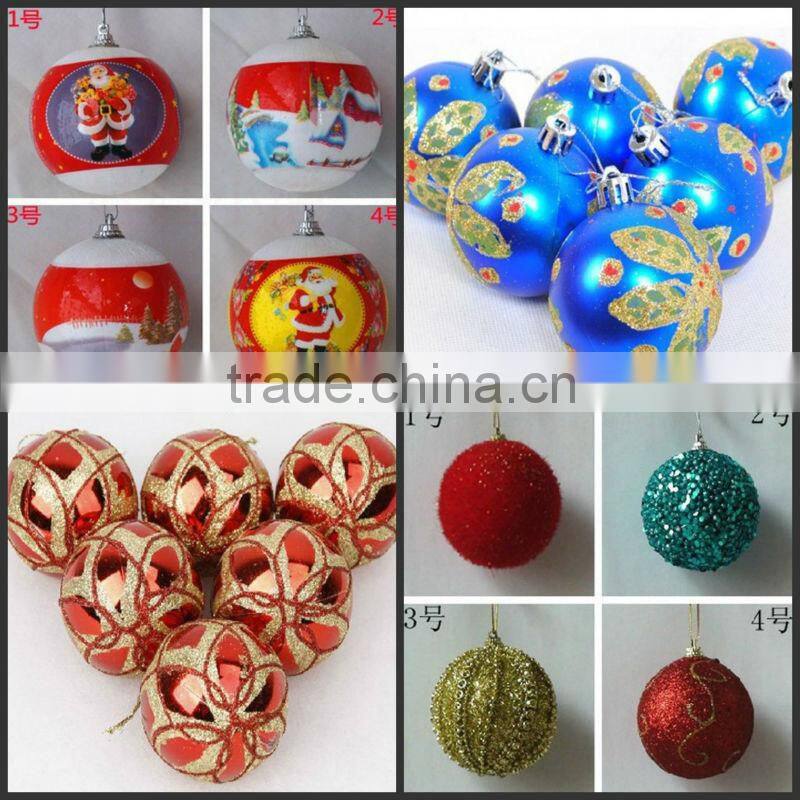 high quality shiny silver christmas ball big christmas hanging balls
