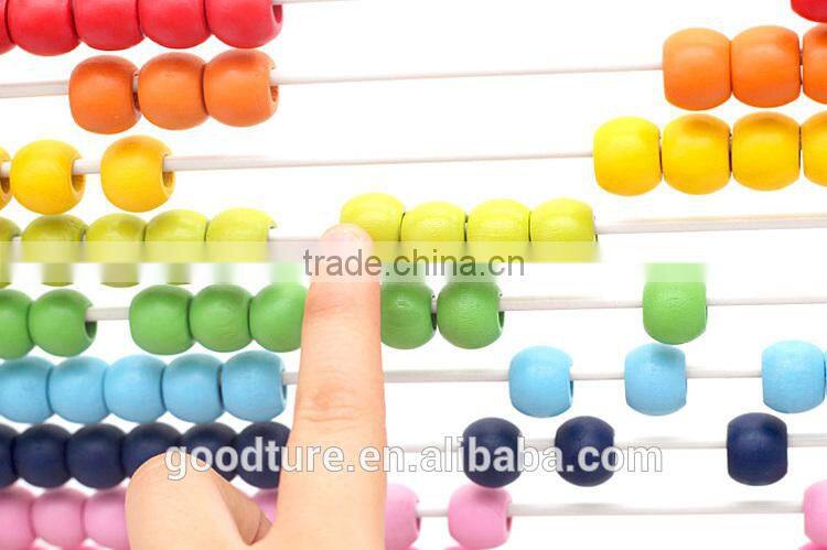 Wooden Castle Abacus Preschool Educational Counting Toys