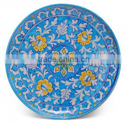 Indian Blue Pottery Kitchen Dishes / Plates
