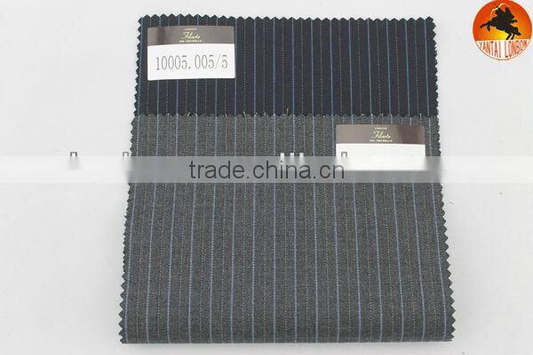 alternate stripe Italian designed Top quality made to measure suiting fabric
