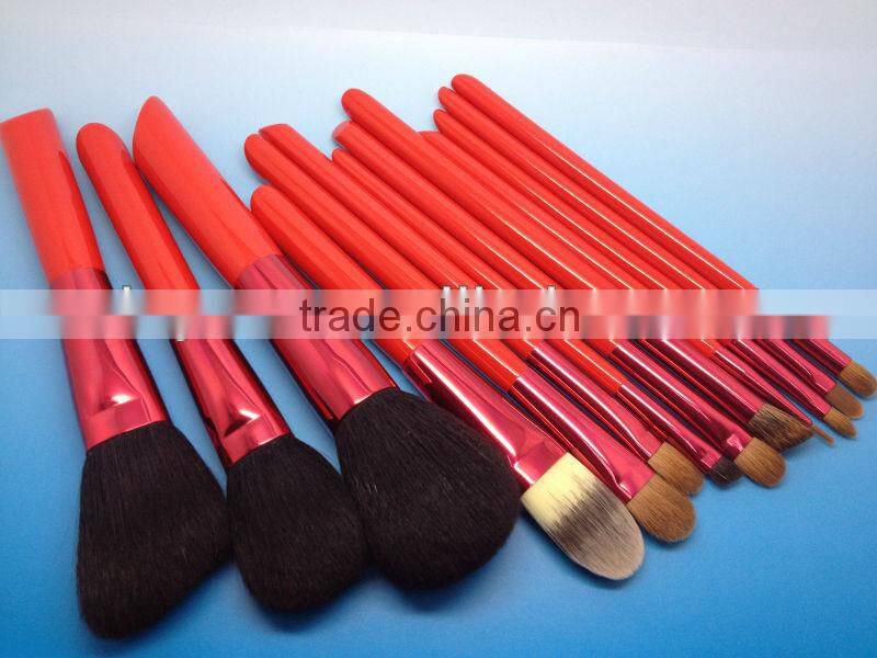 13 piece kolinsky hair makeup quality brushes set
