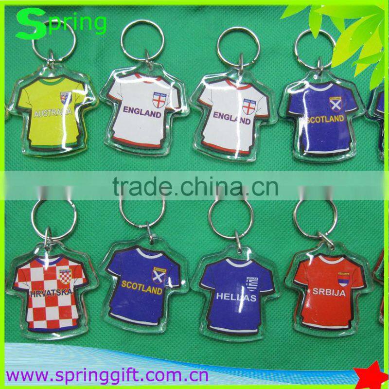 T shirt coat key ring and cloth keyring