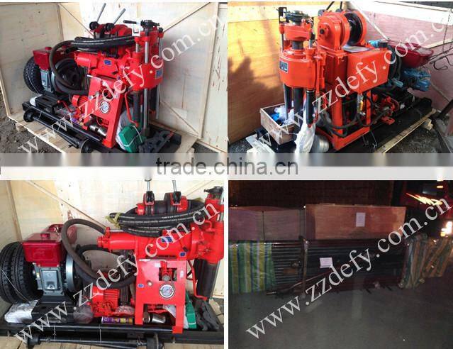 Economical popular Exported 80-130m Portable mini water well drilling rig