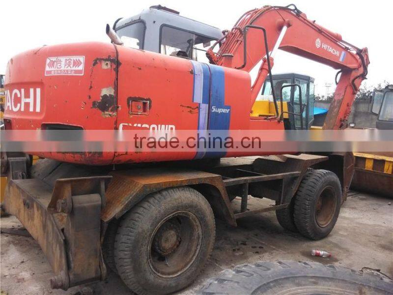 Used Hitachi EX100WD-2 Wheel Excavator Hitachi EX100WD