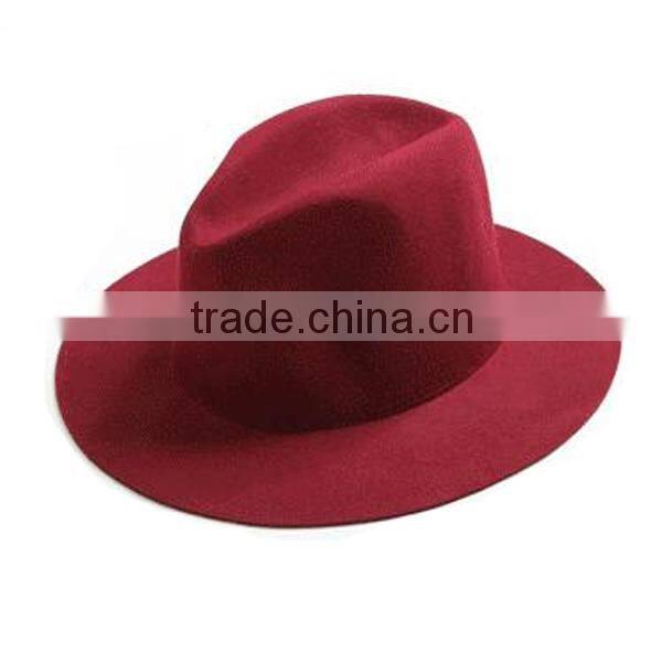 Wholesale 2016 alibaba High Quality Felt Hat with Different Colors