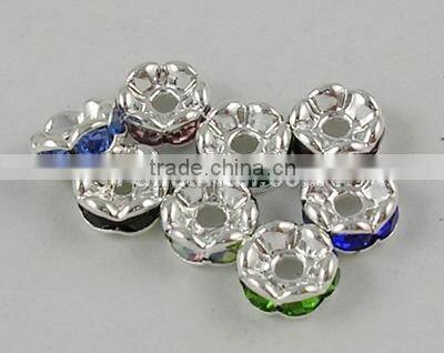 Fashion Jewelry Beads, Rhinestone Beads(RSB037NFG)