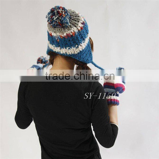 knitted earmuff hat