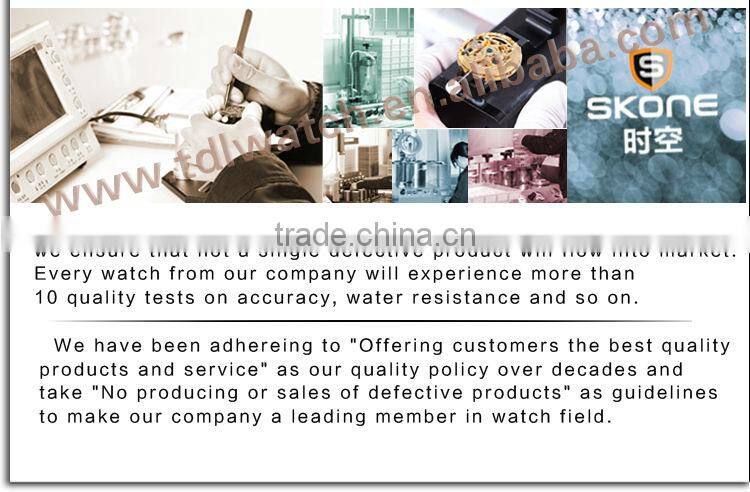 Chinese wholesale skone leather watch men waterproof