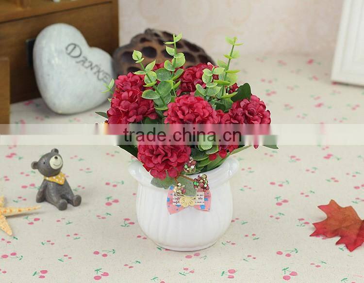 Wedding wholesale hydrangea artificial silk flowers