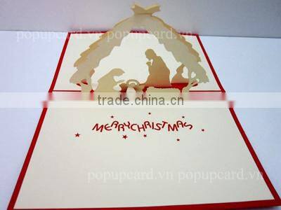 I love you 3d greeting pop up card