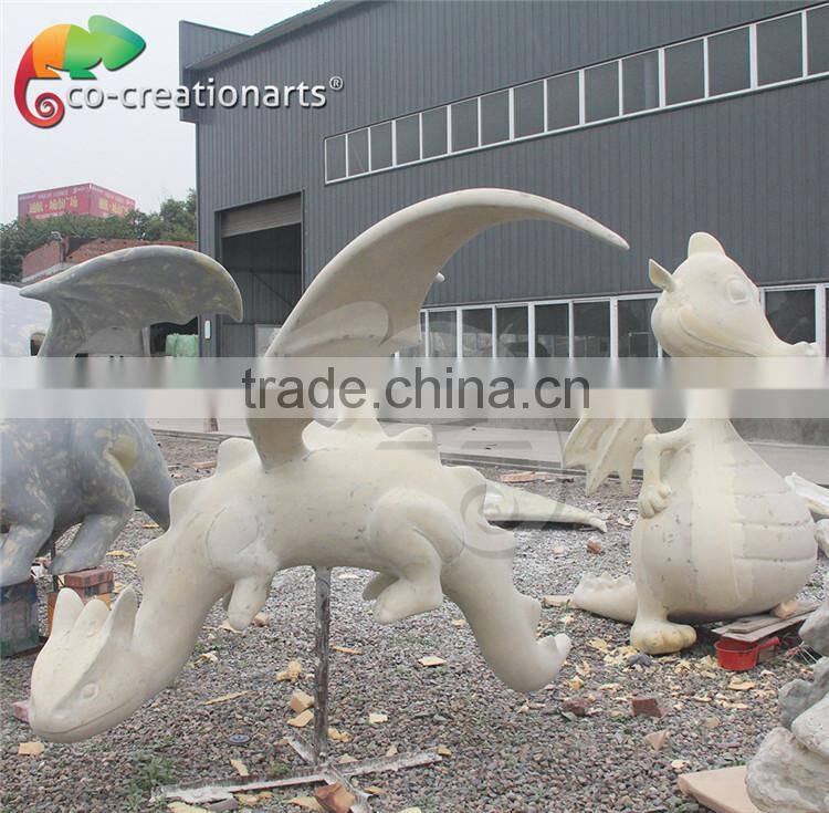 Fiberglass animal statues for kid
