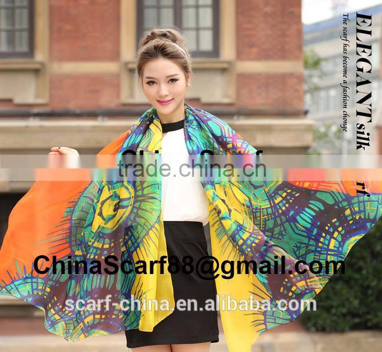 Large chiffon scarf wholesale