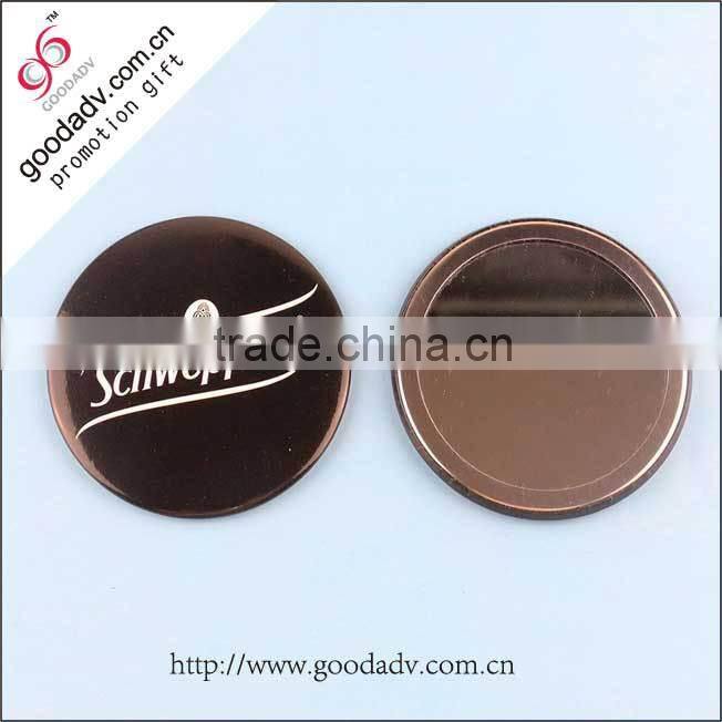 New design round shape flexible thin compact mirror for souvenir