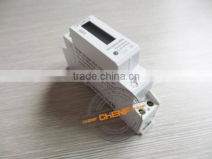 High Quality 120v 60hz Rail wattmeter , watt meter, power meter, wattmeter for solar system