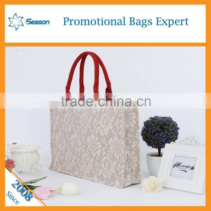 Taobao wholesale jute shopping bag jute bag cheap prices of jute bag