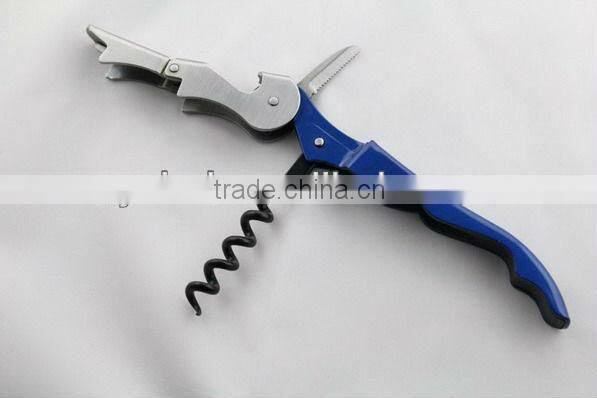 corkscrew wine opener with knife