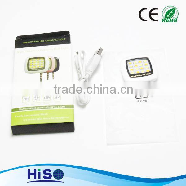 led flashlight & Fill in light for smart phone