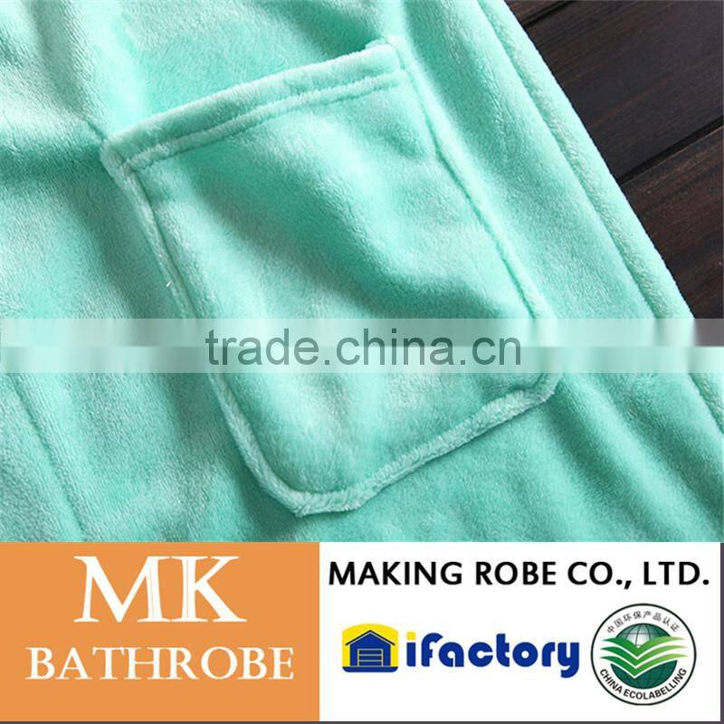 Sherpa Fleece 100% Polyester Bathrobe