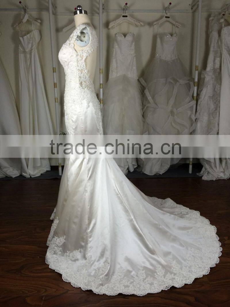 (MY20151223A) MARRY YOU A Line Open Back Alibaba Wedding Dress 2016