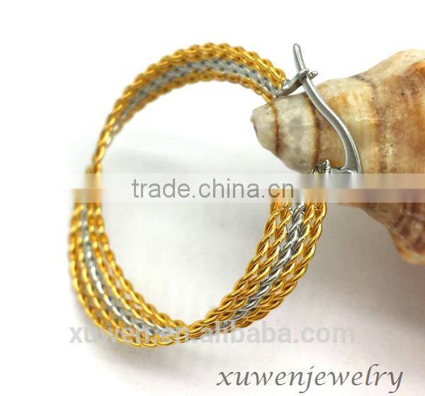 polish mens stainless steel huggie hoop earrings