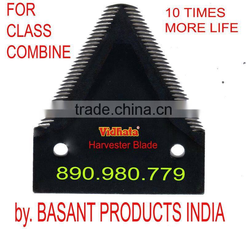 Harvester and reaper blades