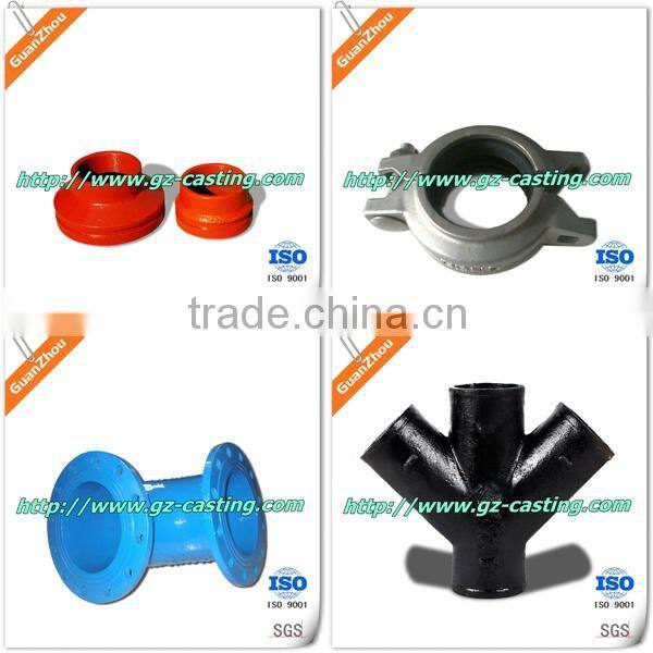 iron casting Tee coupling for pipe fittings