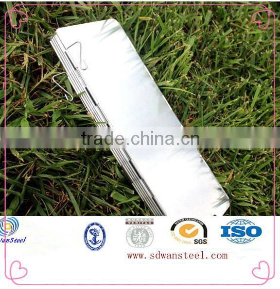 galvanized wind deflector screen