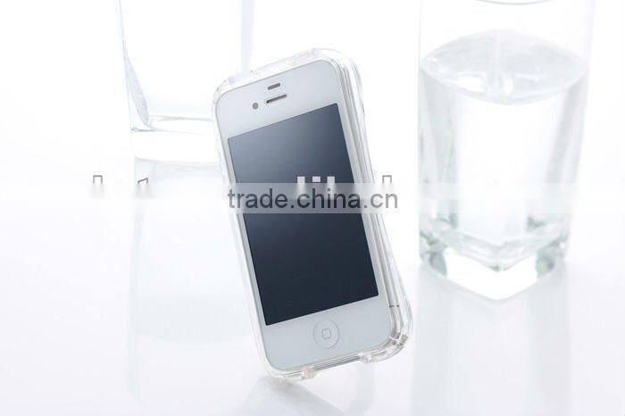 high quality novelty Durable Aluminium Metal Bumper Cover Case for iphone 4 4S