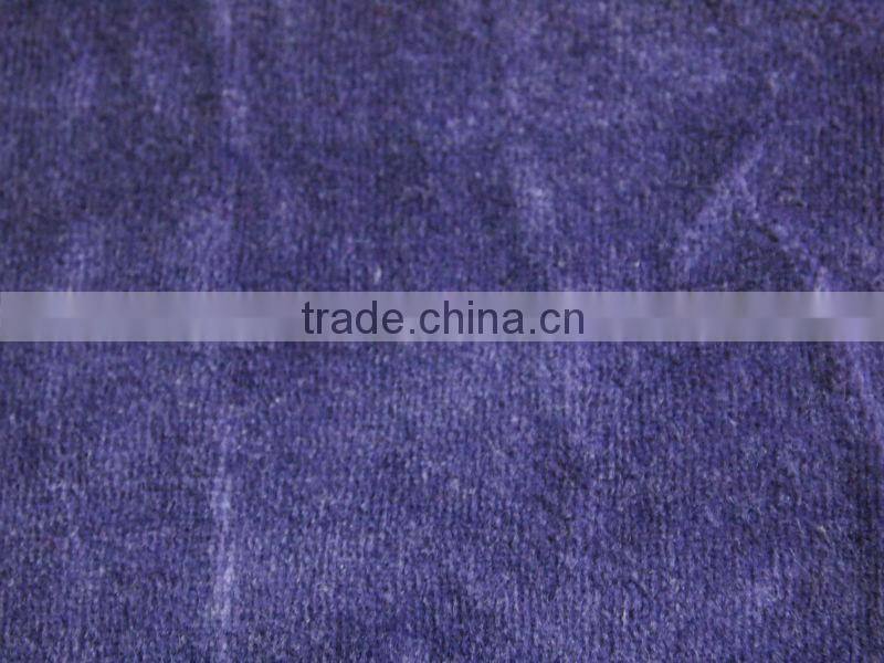 melange velvet fabric