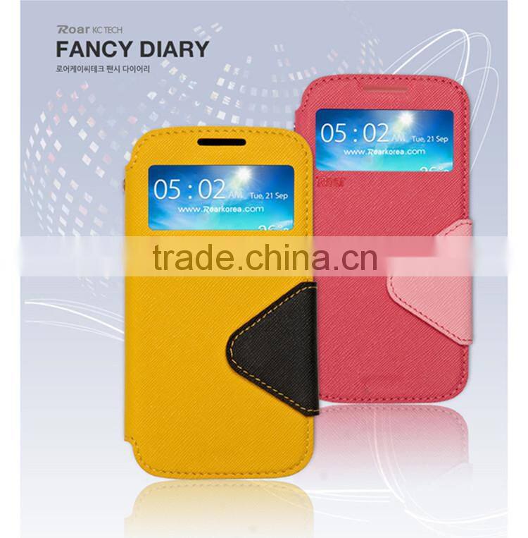 Clear View Leather Case For Samsung Galaxy S6,Wholesale Cell Phone Accessories In China