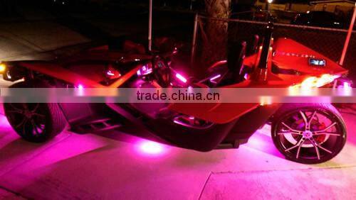 Skinny Mini Ultra-Bright LED Strip Lights Blue Amber Red Green