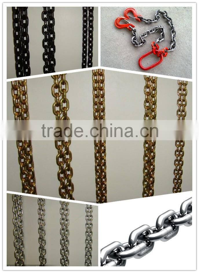 drop forged hardware alloy steel/carbon steel lifting hoist single chain