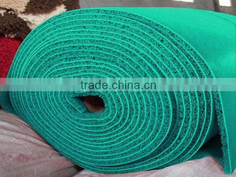 Top sale pvc coil mat double color