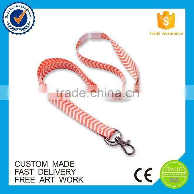 Promotion China supplier custom logo lanyard free sample