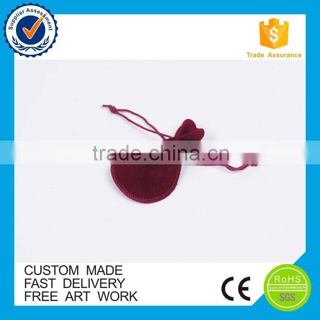 Stylish custom velvet drawstring pouch bag