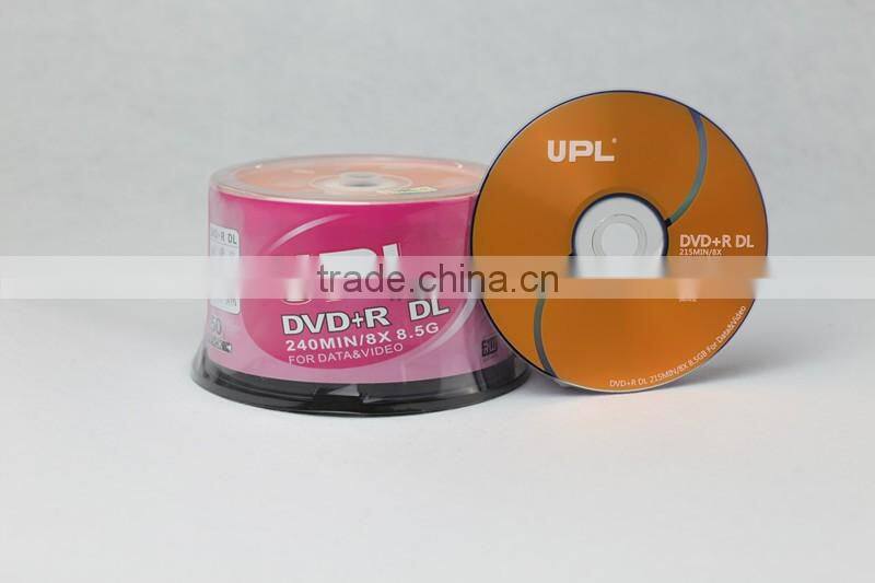 Wholesale best quality free samples dvd+r dl 8.5GB dual layer disks