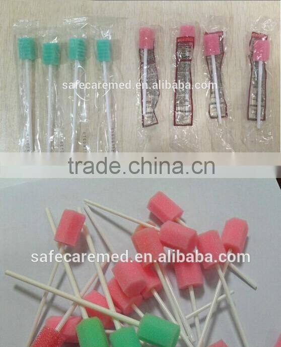 Medical Use Sterile Packing Disposable flavored disposable oral swab