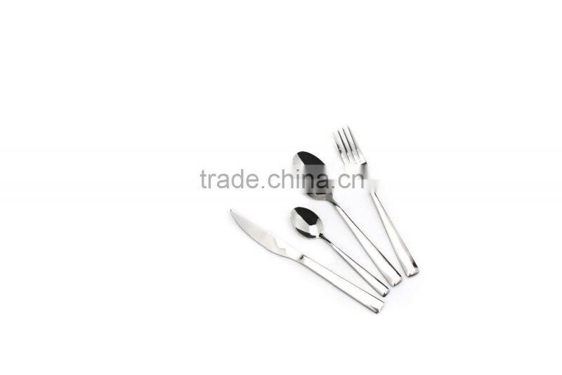 4pcs bulk metal stainless steel fork spoon and knife