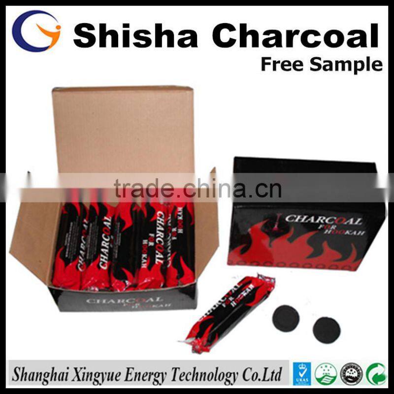 Natural wood shisha charcoal tablets