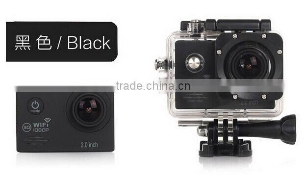 High Resolution Waterproof full hd 1080p WIFI sport camera